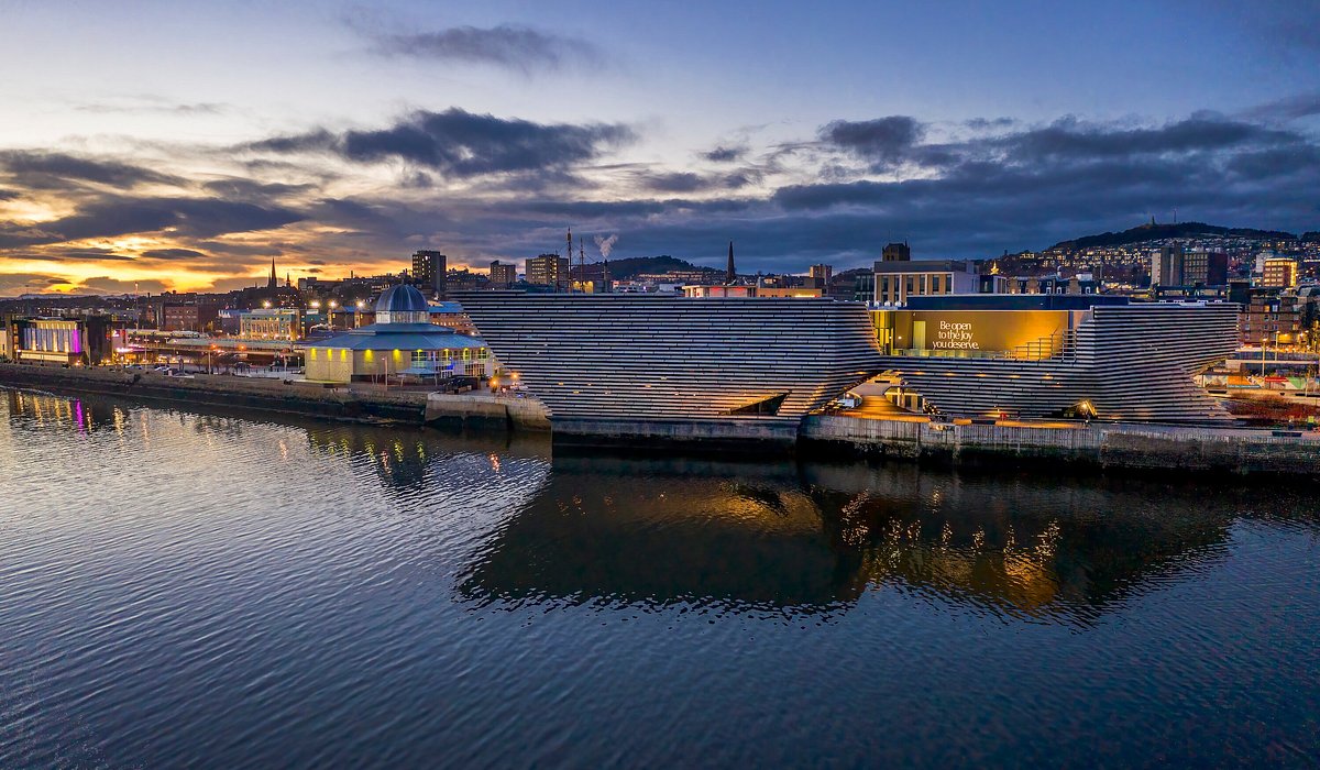 University of Dundee, from across the Tay